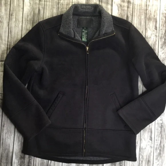 Lauren Ralph Lauren Women Leather Coat Small